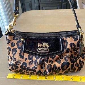 Coach Ocelot Purse and Wristlet set